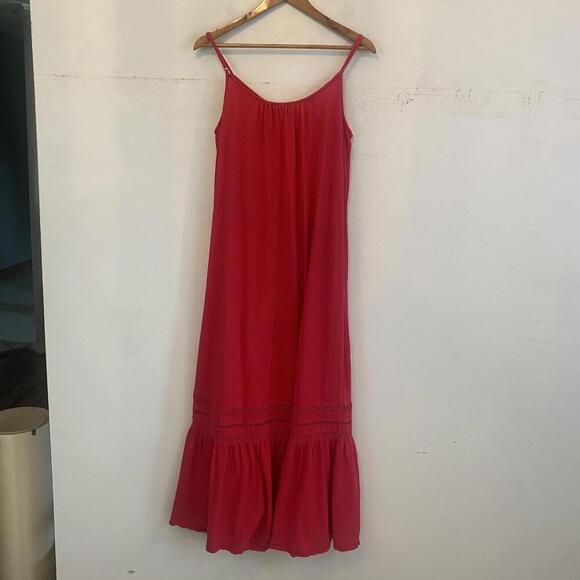 ANTHROPOLOGIE Saturday Sunday watermelon maxi dress sz S - Picture 5 of 7
